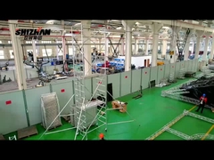 Τετραγωνικά ελαφριά υλικά σκαλωσιάς σκηνικού φωτισμού τύπων μπουλονιών ζευκτόντων φωτισμού