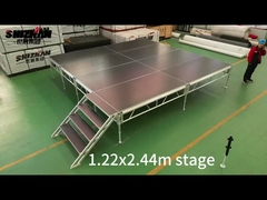 Στάδιο 4x8 πόδια 1.22x2.44m στάδιο για το Event