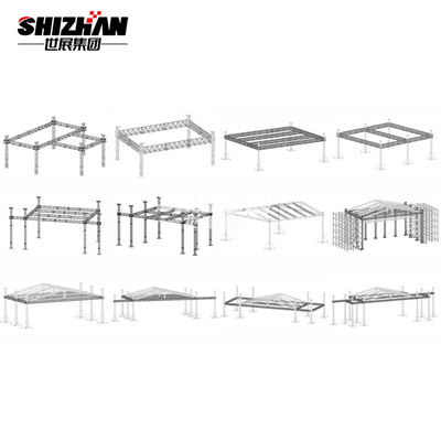 Light Aluminum Plate Bolt Truss Frame Structure For Event