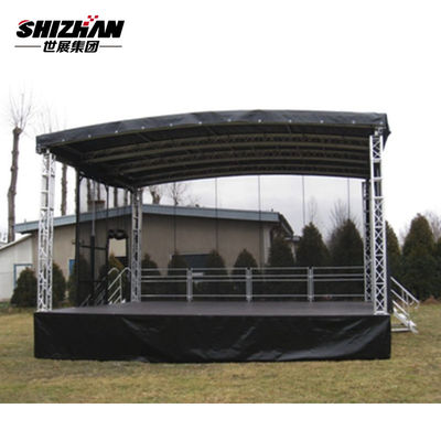 Aluminum Lighting Truss Tower Speech Space Frame Roofing Circular Roof Modular Shine Structure