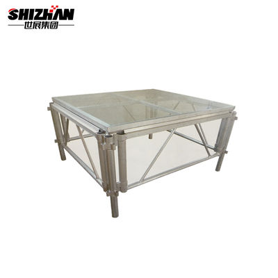 Adjustable Live Concert Glass Stage Aluminium Acrylic Platform Indoor