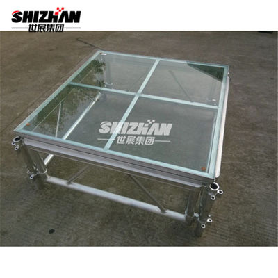 Adjustable Live Concert Glass Stage Aluminium Acrylic Platform Indoor