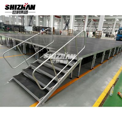 LightWeight Aluminum Stage Platforms Adjustable Removable Small Smart Event Stage