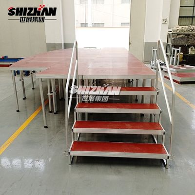 LightWeight Aluminum Stage Platforms Adjustable Removable Small Smart Event Stage
