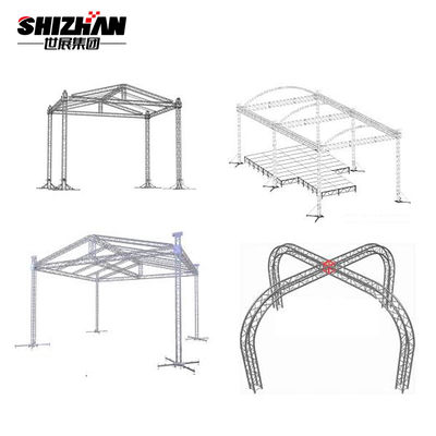 Aluminium Triangle Truss System Triangular Spigot Truss For Display