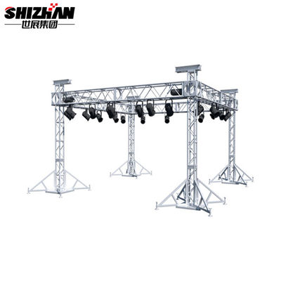 Light Aluminum Plate Bolt Truss Frame Structure For Event