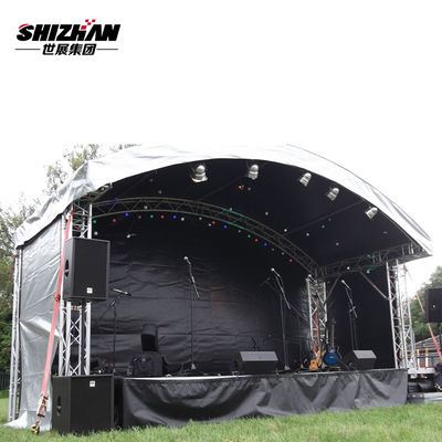Aluminum Lighting Truss Tower Speech Space Frame Roofing Circular Roof Modular Shine Structure