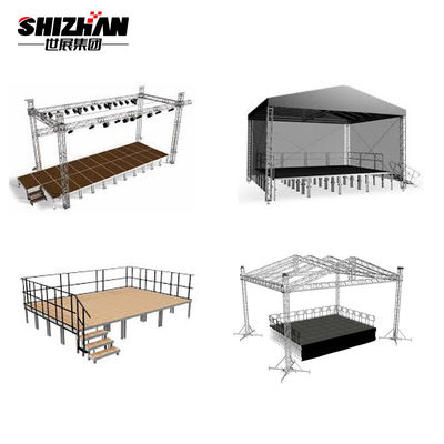 LightWeight Aluminum Stage Platforms Adjustable Removable Small Smart Event Stage