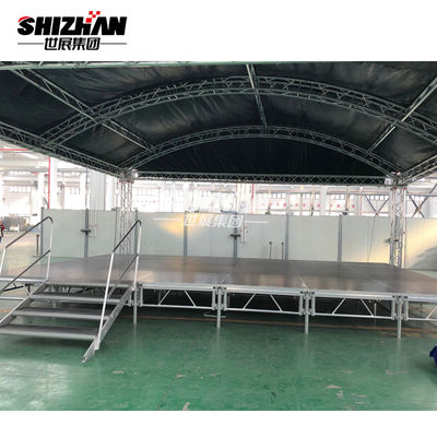 Aluminum Exhibition Concert Lighting Truss steel Roof Truss Curved Arched