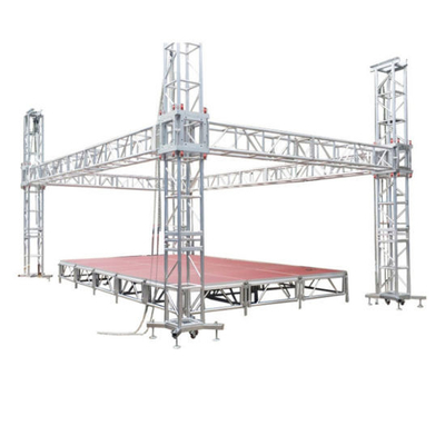 Outdoor Light Bolt Truss Aluminum Alloy 6082-T6 Material Triangle Shaped